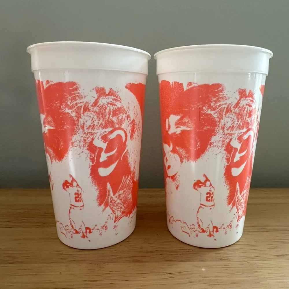 Lot of 2 2023‎ Raising Cane's Post Malone limited edition collector's 32 oz cups